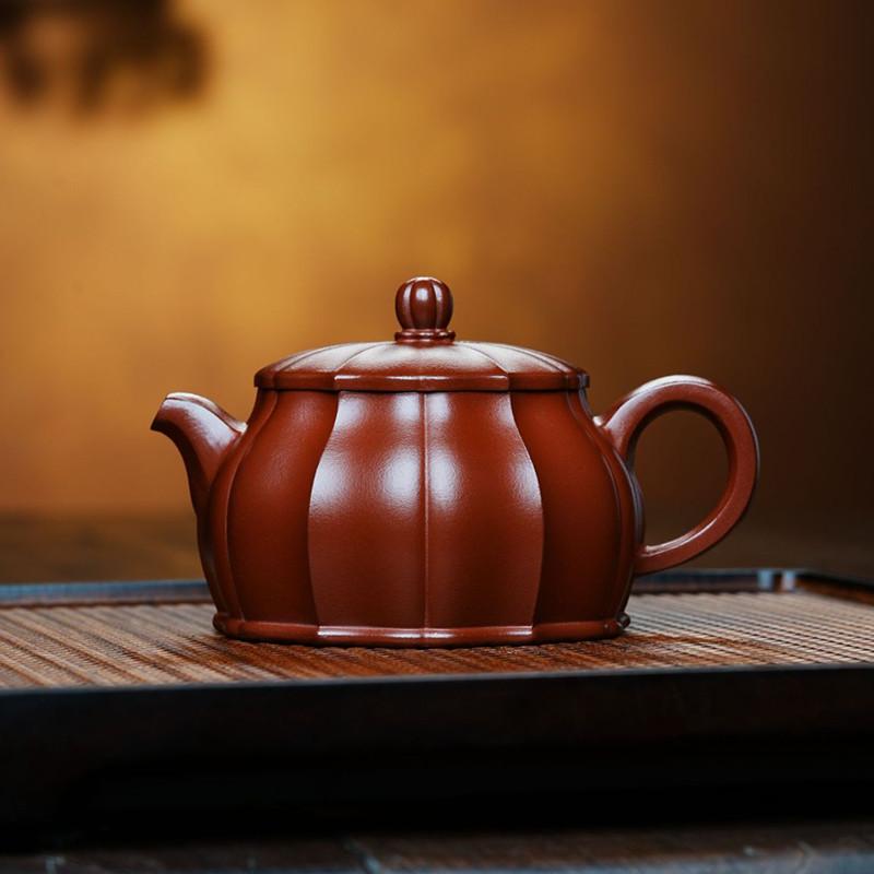 200ml Chinese Yixing Purple Clay Tea Pot Raw Ore Dahongpao Beauty Tea Infuser Custom Hand-painted Zisha Filter Teapot