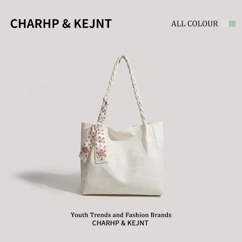 

2024 Вместительная Универсальная Сумка-тоут на Одно Плечо для Поездок белый