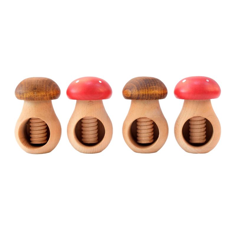 1Pcs Nutcracker Mushroom Shaped Multifunctional Kitchen Tool For Easy Cracking Adjustable Nut Tongs For Nuts Walnut Pecans Home