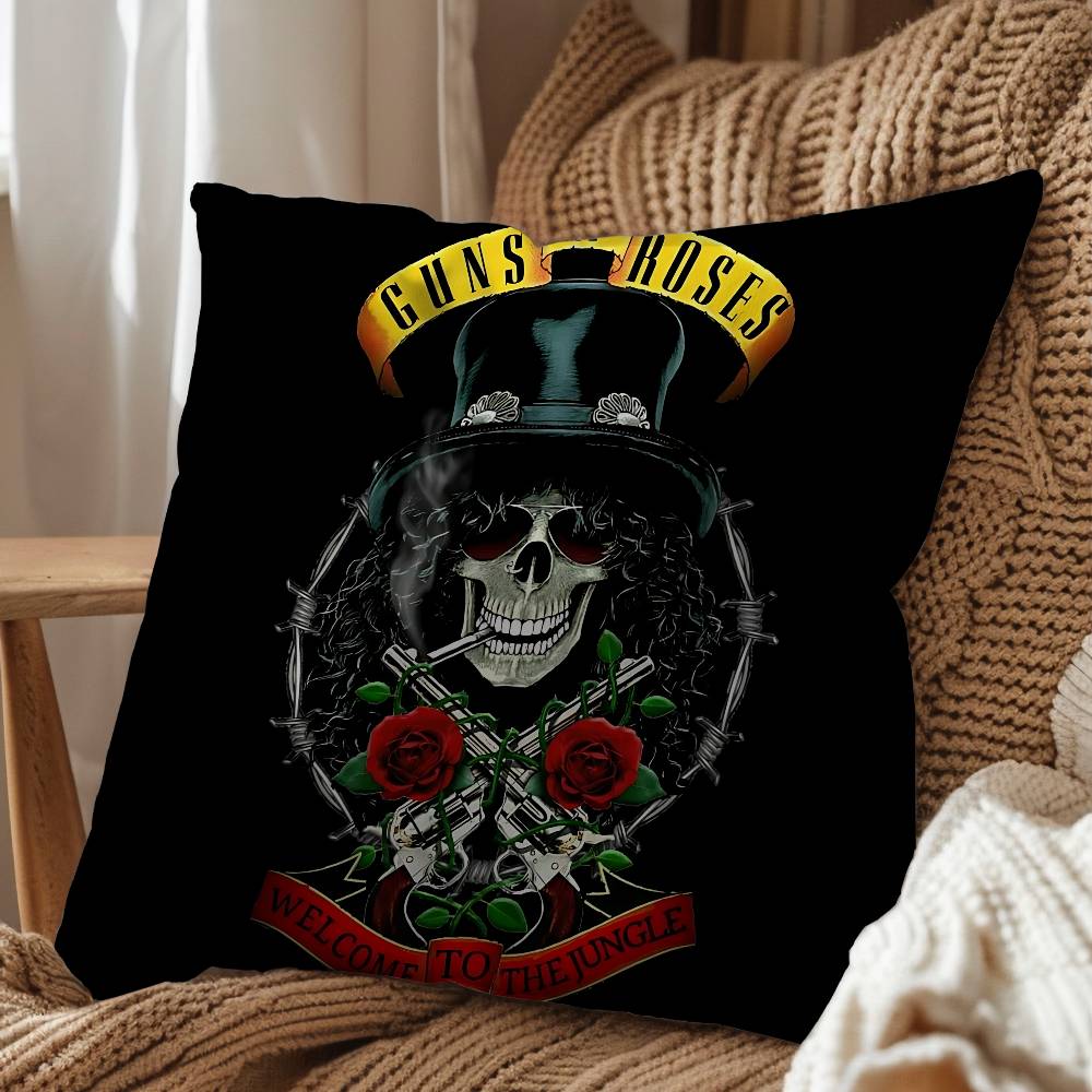 band Guns N Roses Appetite GNR pillow cover living room sofa cushion cover bedroom room bed pillow cover home decoration