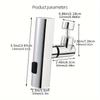 Universal Multi-function Faucet Adapter - Effortless Installation for Bathroom Washbasin & Sink - Durable Household Necessity Enhancing Aesthetics