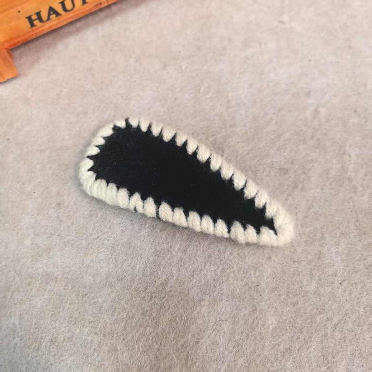 

Korean Creative Plush Water Drop Hair Clip - Girly Autumn/Winter Bangs Clip чёрный