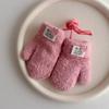 0-3Y Baby Baby Plush Gloves Thick Plush Full Finger Gloves New Warm Snow Gloves  Autumn Winter