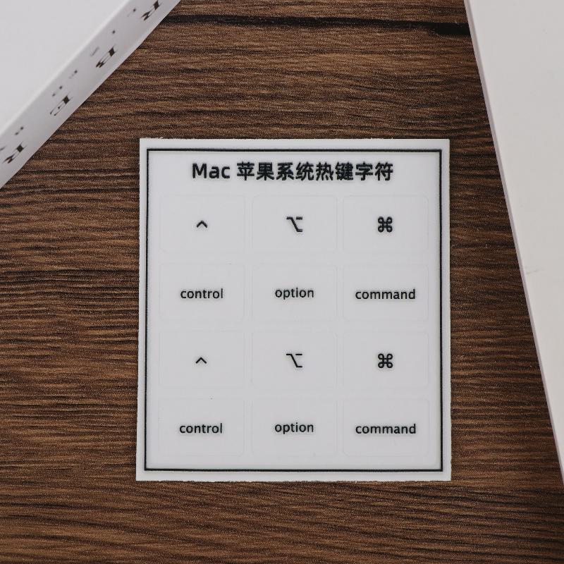 

Transfer Sticker Tear-Off Film With Text Mac Os System Hotkey Characters Icon Desktop Computer Keyboard Sticker