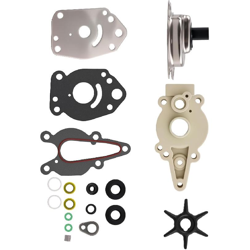 maXpeedingrods Outboard water pump impeller Kit for Mercury Mariner 6 8 9.9 15 HP 2 & 4 Stroke Motor Replacement 46-42089A5 47-42038-2