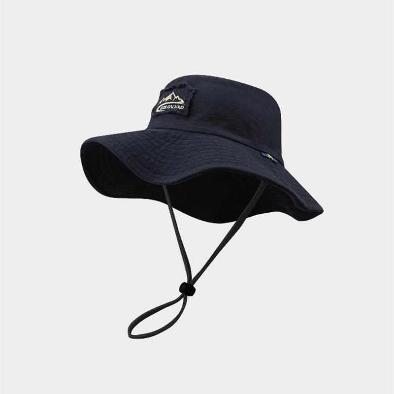 Summer Wide Large Brim Men Women Fisherman Hat Outdoor UV Protection Casual Sun Cap Hiking Fishing Climbing Safari Bucket Hats