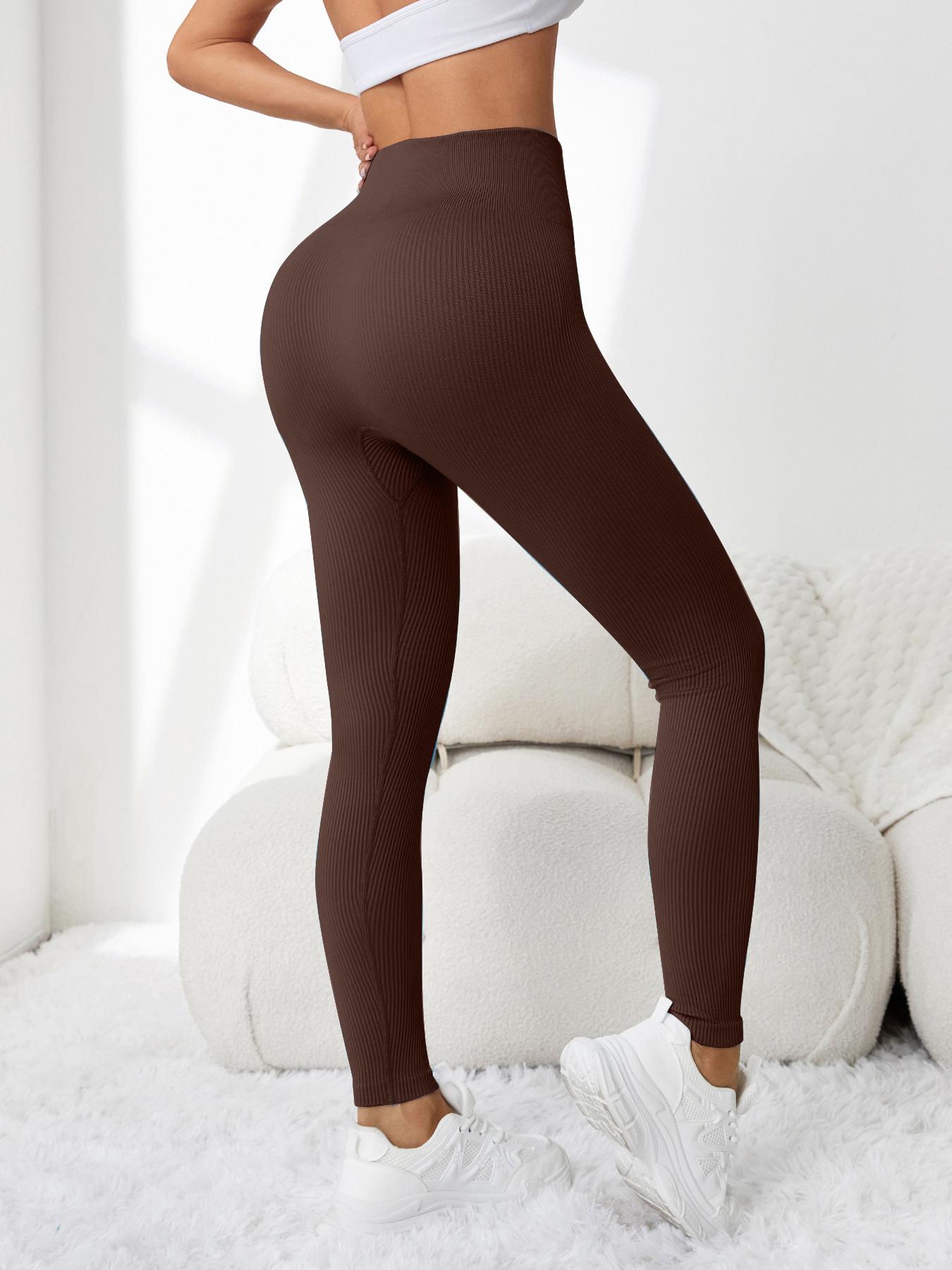 Seamless Quick-Dry Peach Lift Yoga Pants Small