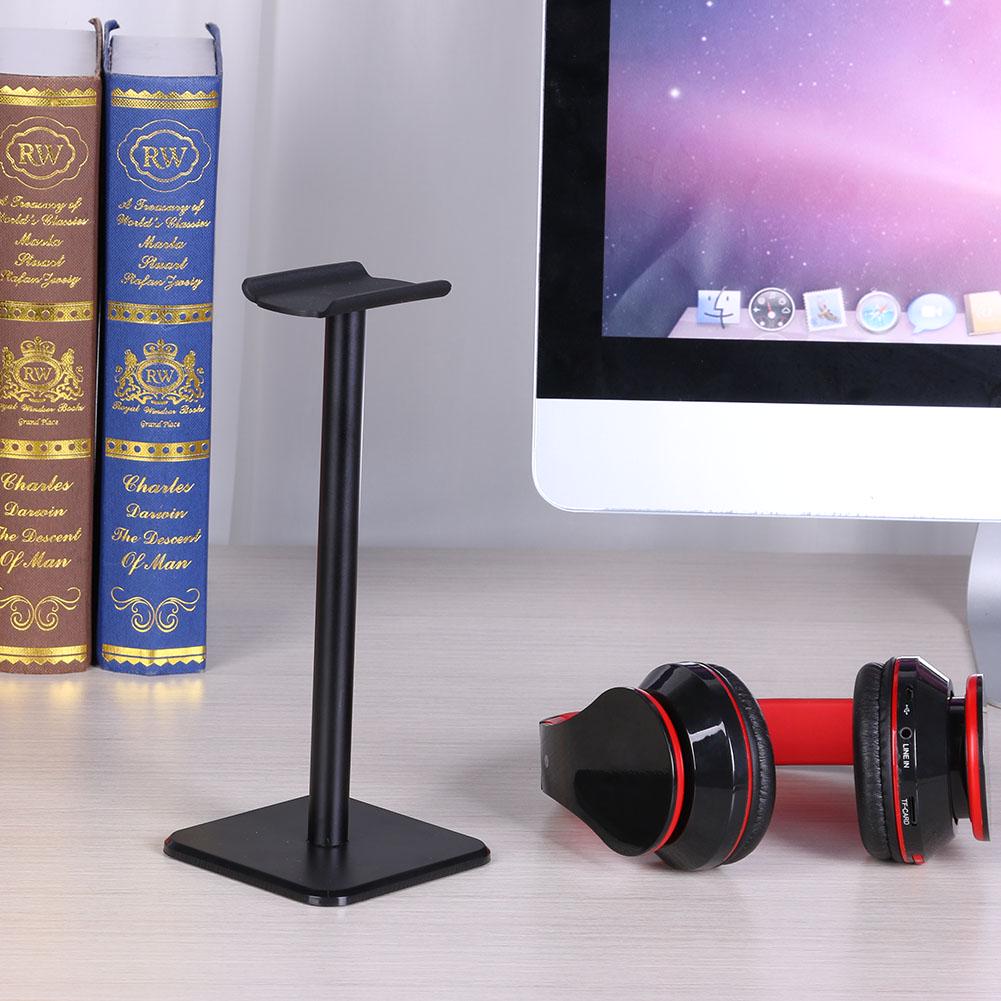 Aluminum Headphone Stand Universal Lightweight Headphone Desktop Display Hanger Wall Hook Mount Earphone Holder