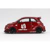 MINI GT 1/64 Scale Abarth 595 LB-WORKS X Abarth Works Red (Left-Hand Drive) Finished Model MGT00963-L