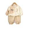 Kids Casual Long-Sleeve Set, Comfortable Daily Wear Outfits