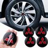 4PCS 56mm 60mm Car Wheel Center Hubcaps Emblem Sticker Auto Logo Decals For Ralliart Lancer EX Outlander Pajero 4 V73 SF9