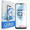 Pack-3 Tempered Glass for Realme C21 - E.F.CONNECTION - 9H Shockproof Screen Protector