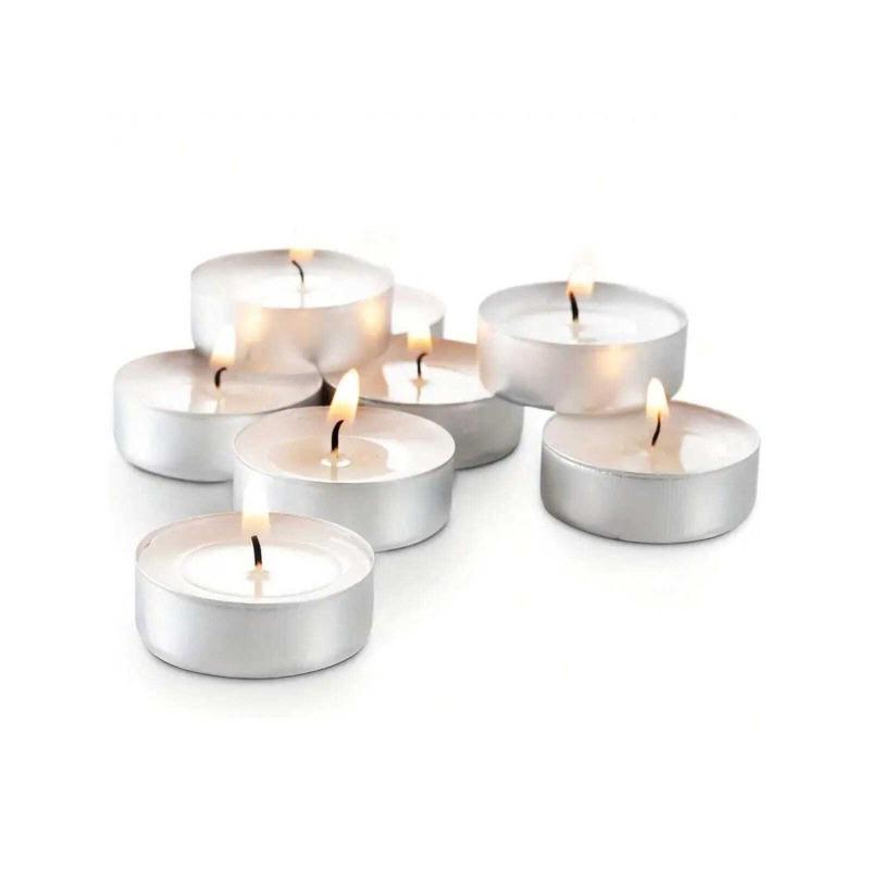 

10 шт. долговечные чайные свечи без запаха-бездымные и без капель, подходят для украшения дома и свадеб