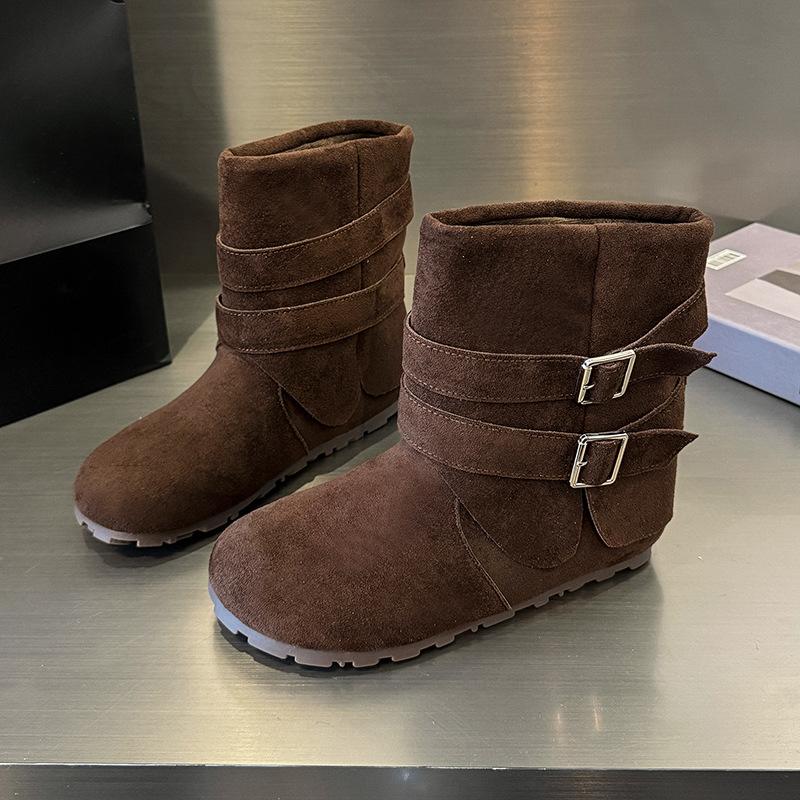 

Женская мода Сто квадратный носок Мягкие эластичные Удобные ботильоны Амортизирующие Противоскользящие Повседневные Спортивные Ботинки Мартин 40 темно-коричневого