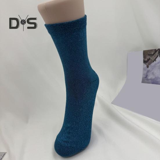 Women's Glitter Ankle Socks Sparkly Metallic Crew Socks Ladies Shiny Piles Socks Summer Thin Cotton Sock for Ladies Girls