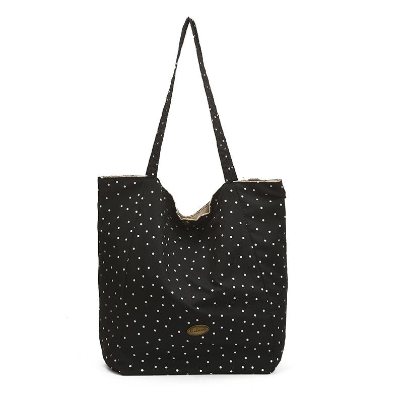 Summer new beautiful personalized casual shoulder bag female students class niche commuting tote big bag