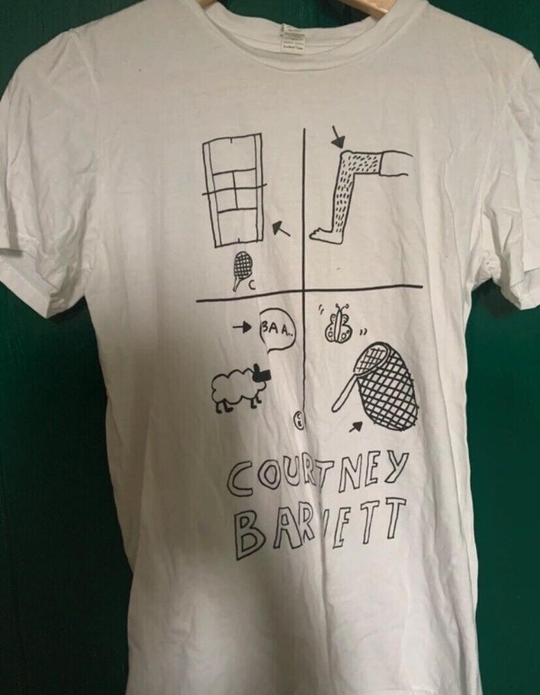 Courtney Barnett Cotton White Shirt Unisex Concert S to 5XL TR092 Unisex T-Shirt XL