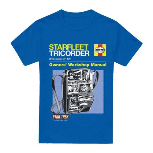 Star Trek Mens Tricorder Manual T-Shirt