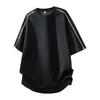 2024 Men's Deconstructed Short-Sleeve Round Neck T-shirt with Zipper Detail