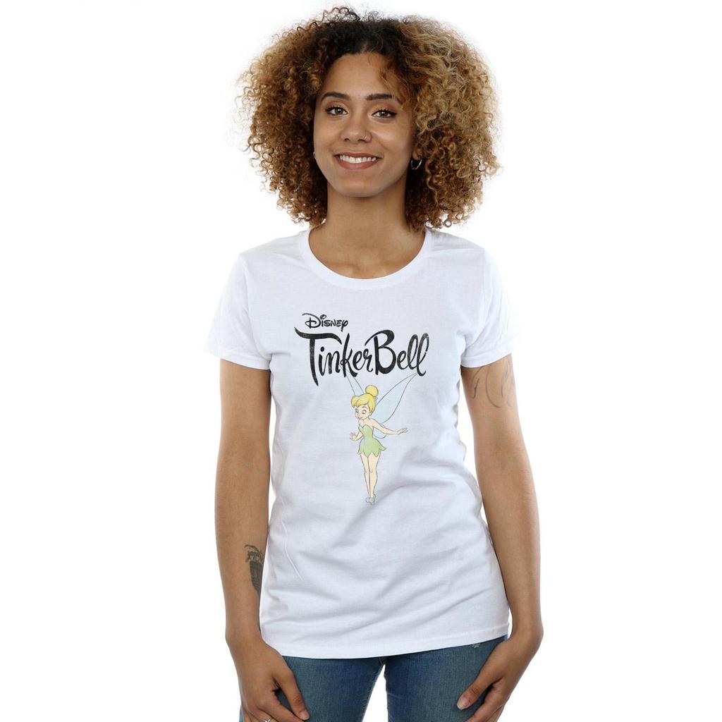 Disney Womens/Ladies Tinker Bell Flying Tink Cotton T-Shirt