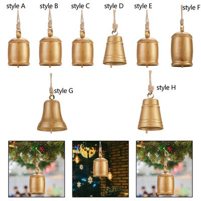 Christmas Bell Versatile Vintage Wind Chime for Garden Front Door Patio