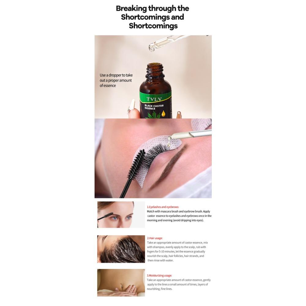 שמן גוף לטיפוח ריסים של Black Castor Essence Jamaica Scalp Essence