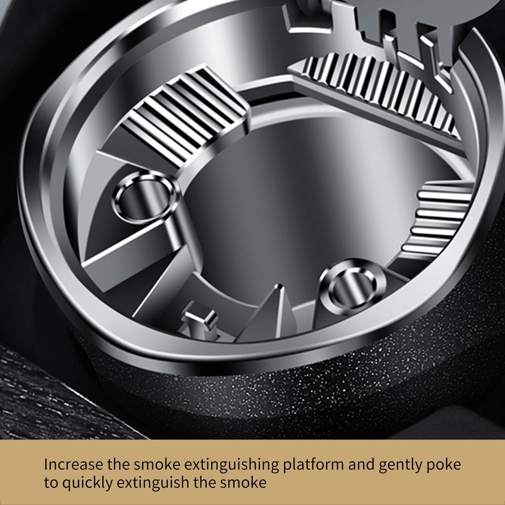 Car Interior Sealed Ashtray with Lid Flame Retardant Lining Cup Holder Ashtray Detachable Self Extinguishing Ashtray