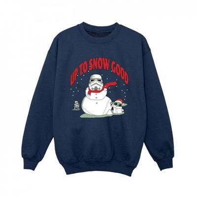 Star Wars Mandalorian Jungen Bis zu Schnee Gut Sweatshirt