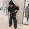 Unisex Y2K Streetwear Hoodie Broek Set Met Verweerd Detail Geborduurd Opschrift Herfst Winter Casual Outfit