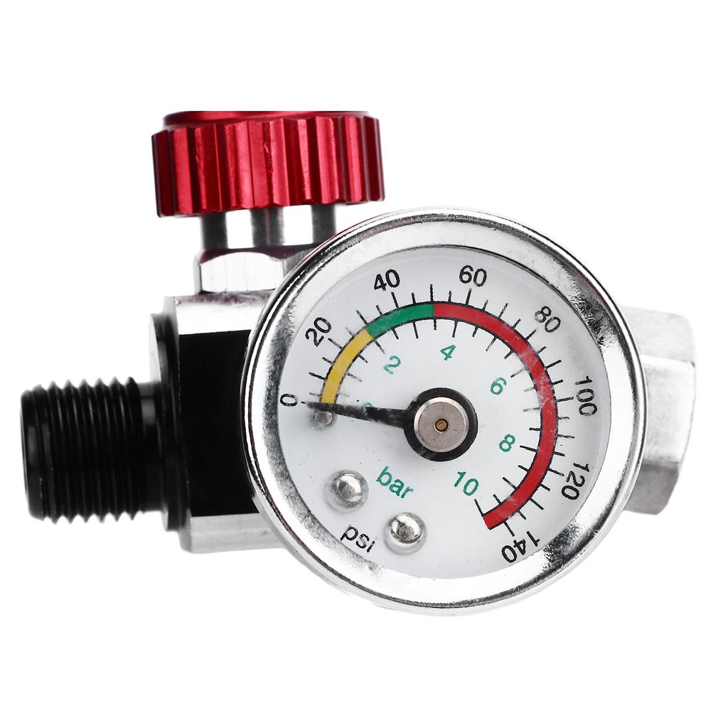 G1 4 140psi Air Pressure Regulator Spray Paint Air Pressure Regulator Airbrush Adjusting Valve
