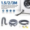 PVC Washing Machine Drain Hose Flexible Corrugated Washer Drain Pipe  Front Load Washers
