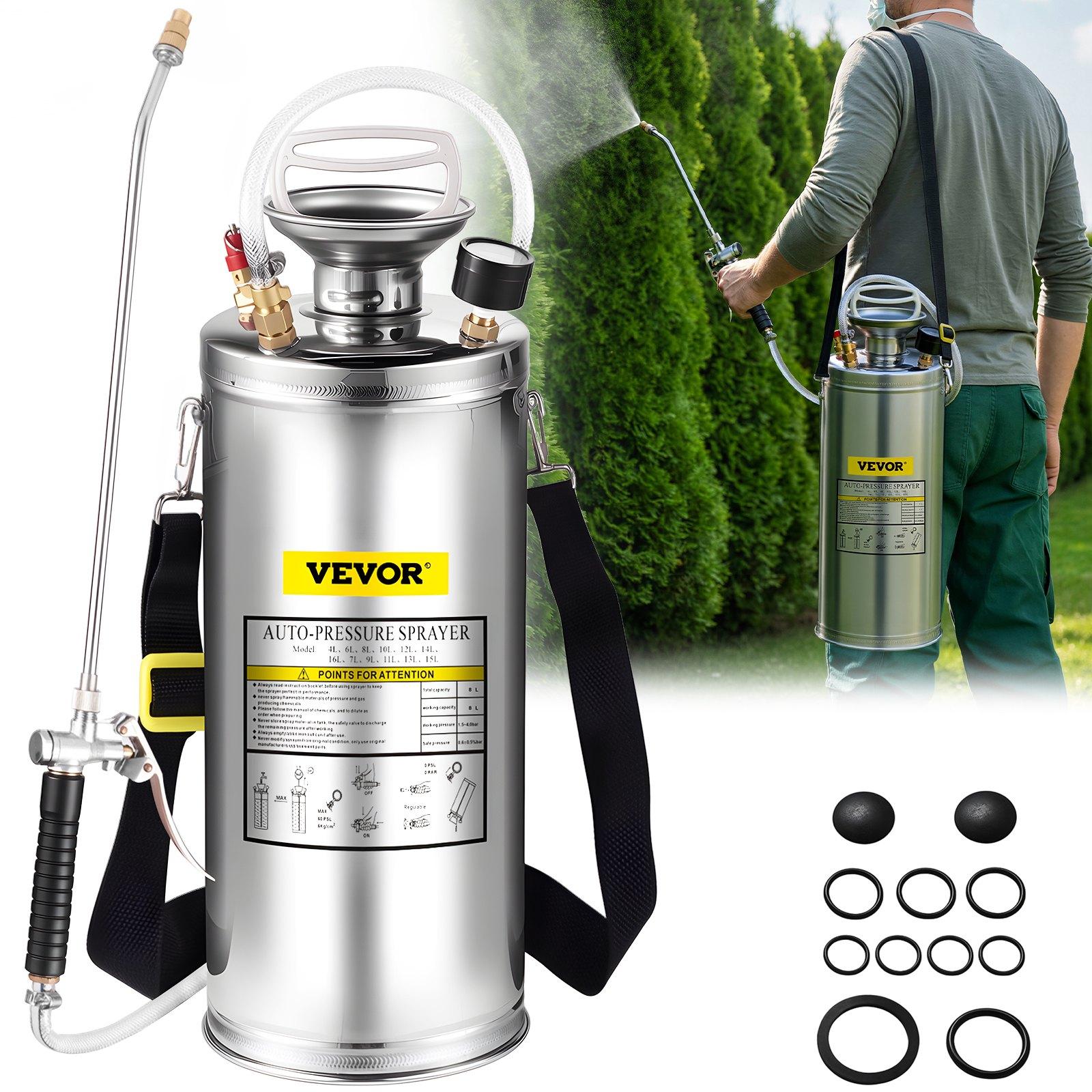 VEVOR Stainless Steel Sprayer 8L Household