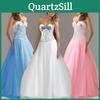 Elegante Abito Lungo da Sera Formale con Paillettes da Donna per Matrimoni e Feste