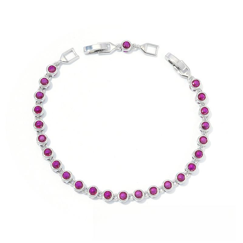 

Японский и корейский красивый женский круглый бесшовный комплект с браслетом из циркония, нишевый дизайн, платиновое покрытие, ювелирные изделия, женские аксессуары free extension buckle