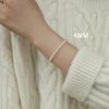 Simple Retro Imitation Pearls Bracelet for Women Stretch Acrylic Bead Men Bracelet Fashion Party Jewelry Pearl Wristband Gift