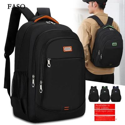 Nova mochila unissex de cor sólida à prova d'água e respirável moda empresarial casual all-match para economia diária