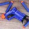 Mini Soft Bullet Blaster Outdoor Target Toy Gun with Safe Foam Darts Hand Eye Coordination Training Birthday Party Gift for Kids
