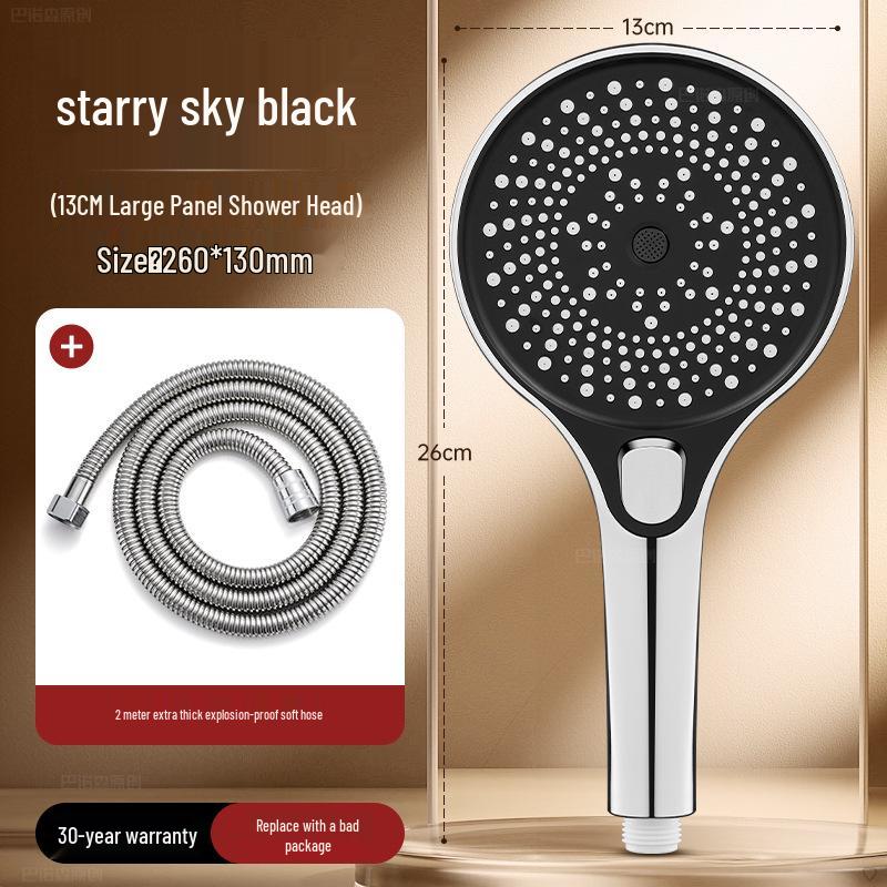 

High-Pressure Large Output Lotus Shower Head Set