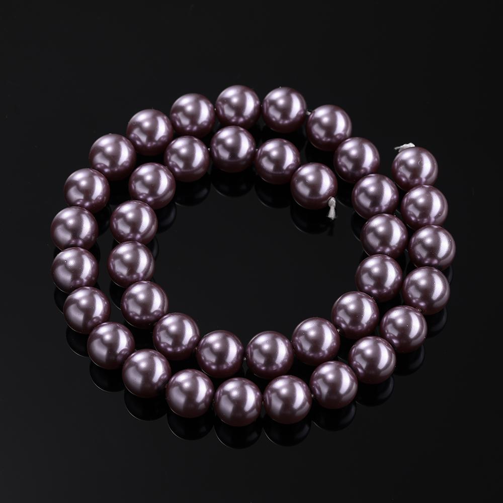 1Strand 4-10mm About 39-96pcs Glass Artificial Pearl Round Spacer Loose Beads for DIY Jewelry Bracelets Necklaces Making Supplie