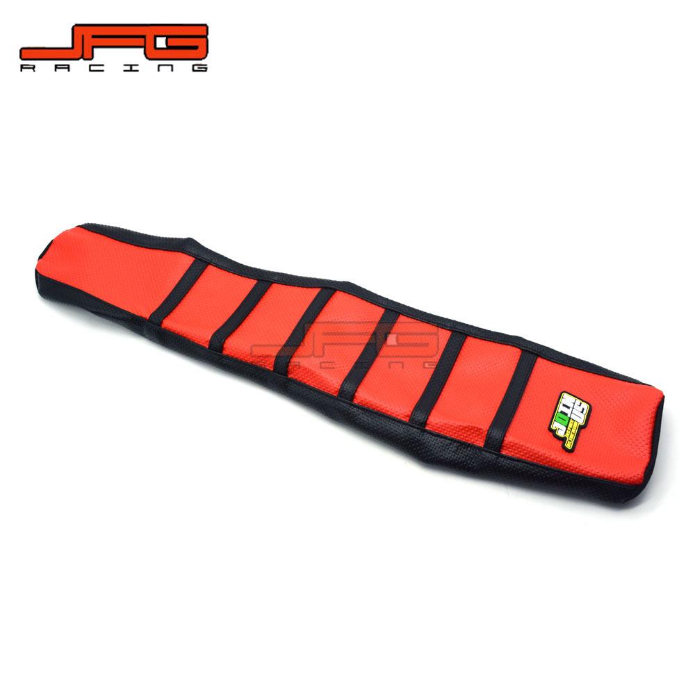Red Waterproof Non-Slip Seat Cover for RM125/250 01-12 Off-Road Motorcycle