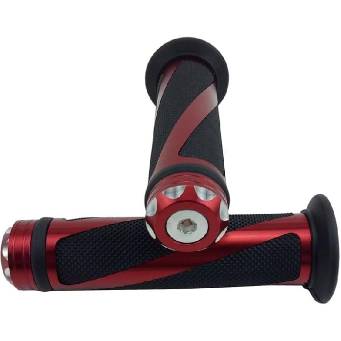 Universal Motorcycle Rubber Gel Handlebar Hand Grips For 7/8" Bar End Handle Bars Sports Bikes