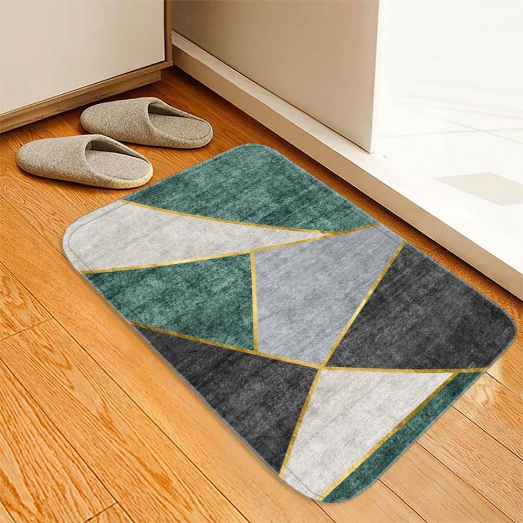 Patterned Door Mat Set With Artistic Landscape Minimalist Marble Designs Stylish Decor Mat For Entryway For Home Decor