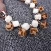 Small Fur Ball Necklace Scarf Women's Spring Autumn Winter Fashion Scarf