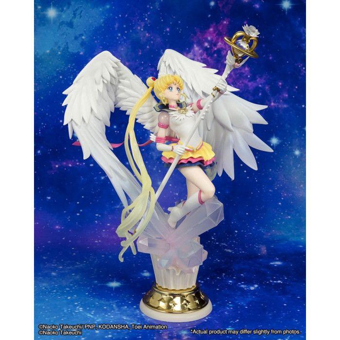 Statua - BANDAI - FiguartsZERO Chouette - Sailor Moon - 24 cm - Vernice effetto cromo chiaro
