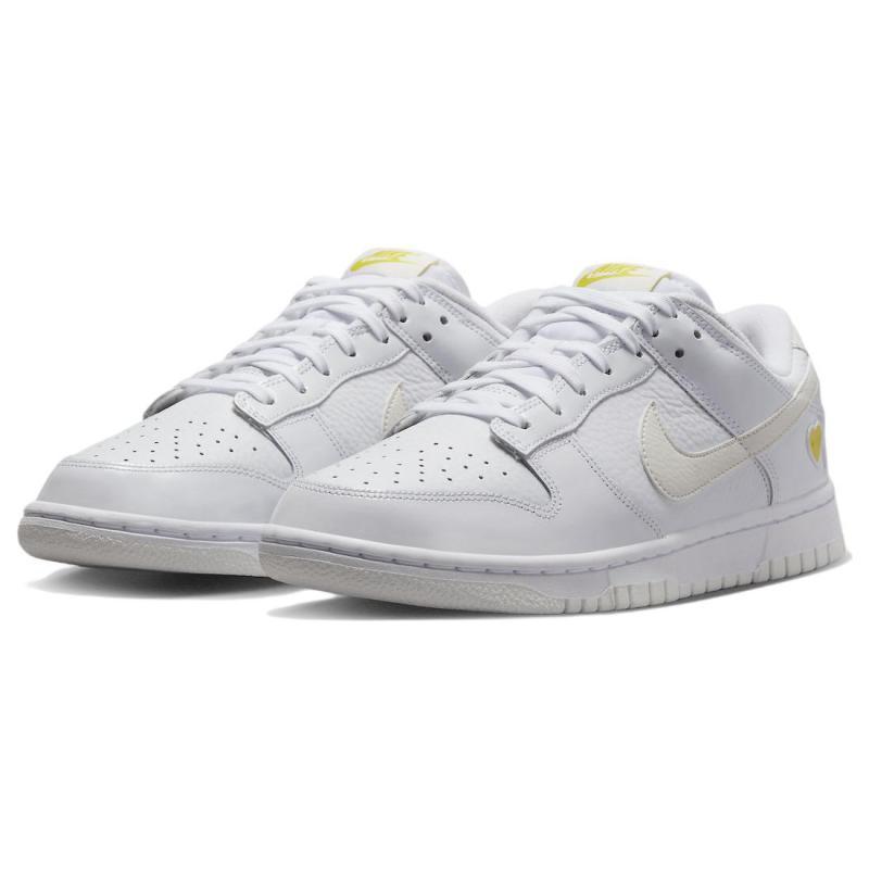 Nike Dunk Low 'Valentine's Day Yellow Heart' Women's Skate Shoes Sneakers FD0803-100