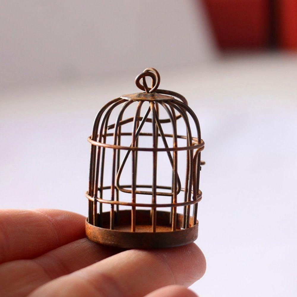 Rusty Red Fairy Garden Swing Layout Model Miniature Decorative Figurine  Bonsai Ornament