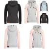 Luxurious Womens Fashion Zipper Sweater Hooded Cardigan Casual Hoodies Jacket Coat Tops