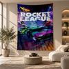 Decorative Tapestry,Rocket League Printed Wall Art, Lightweight Wall Hanging For Bedroom Background