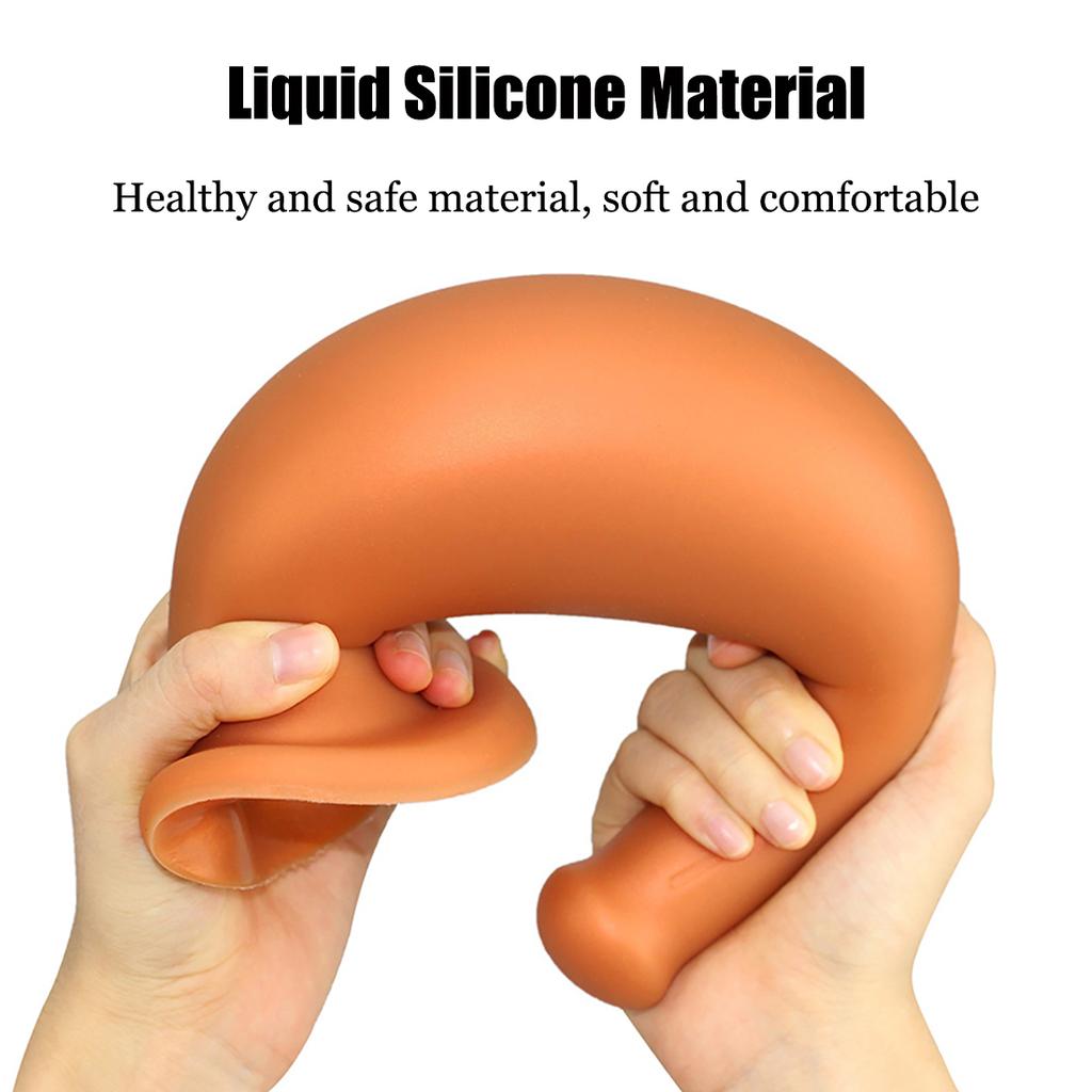 Plug Anal en Silicone liquide surdimensionné, bouteille de vin, dilatateur Anal, Plug Anal doux, stimule l'anus et le vagin, jouets sexuels, masturbateur