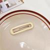 Morandi Color Hair Clip for Women - Trendy Square Side Bangs and Headdress Accessory